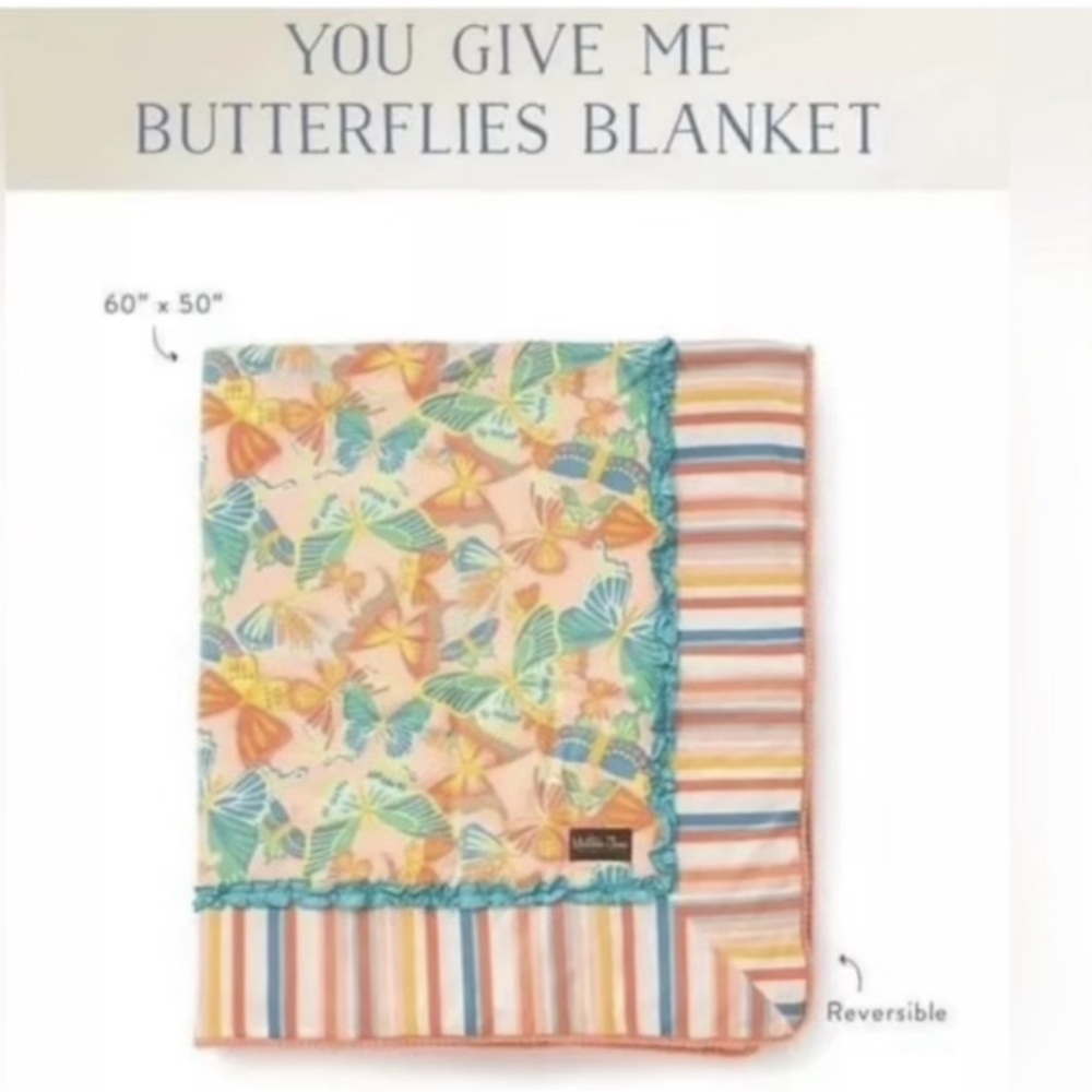 Matilda Jane You Give me Butterflies Childrens Blanket